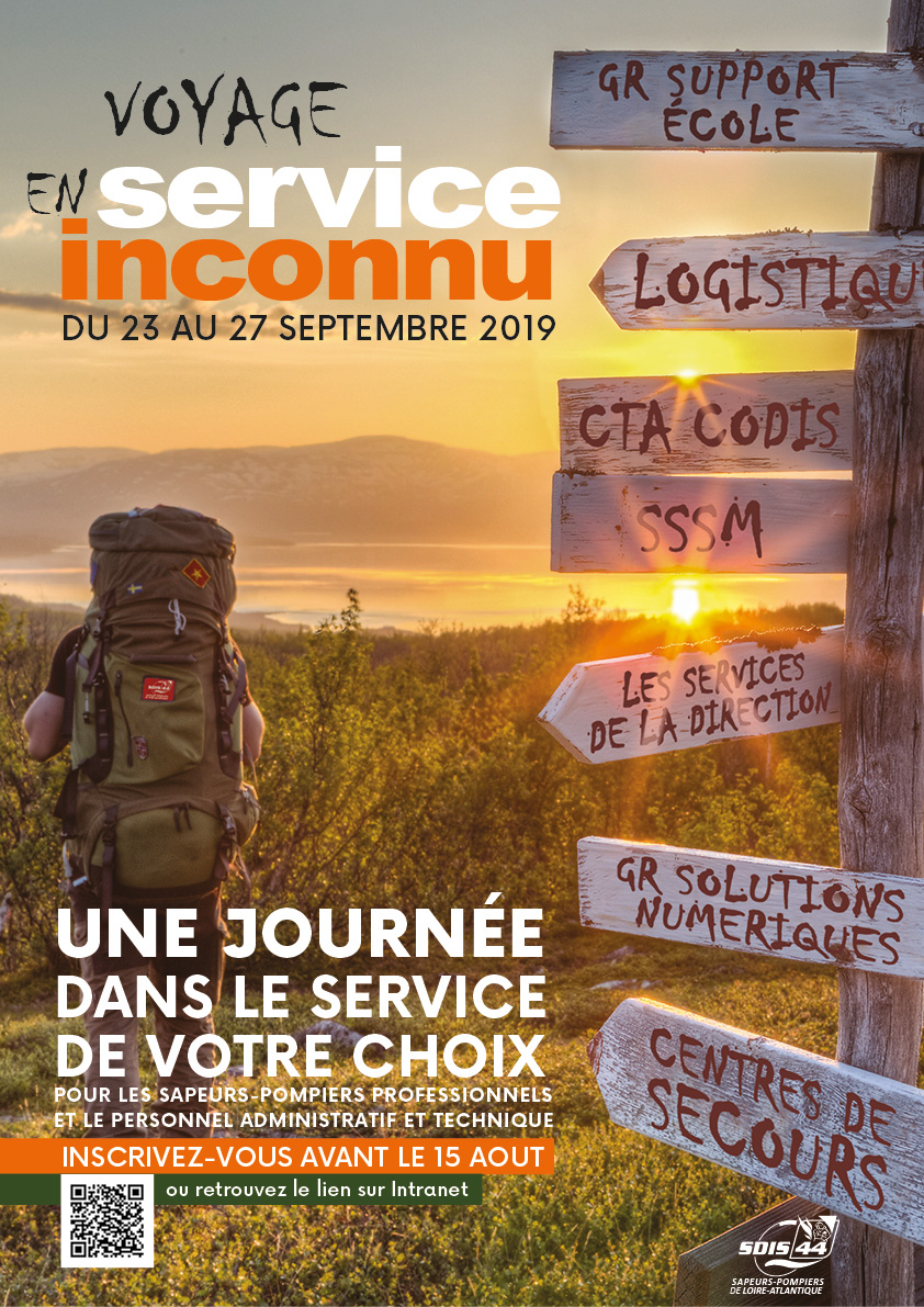 Affiche "Voyage en service inconnu"